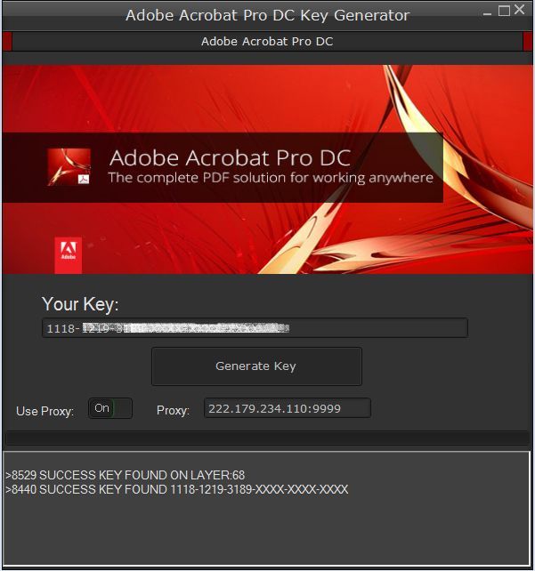 adobe acrobat dc serial number key generator